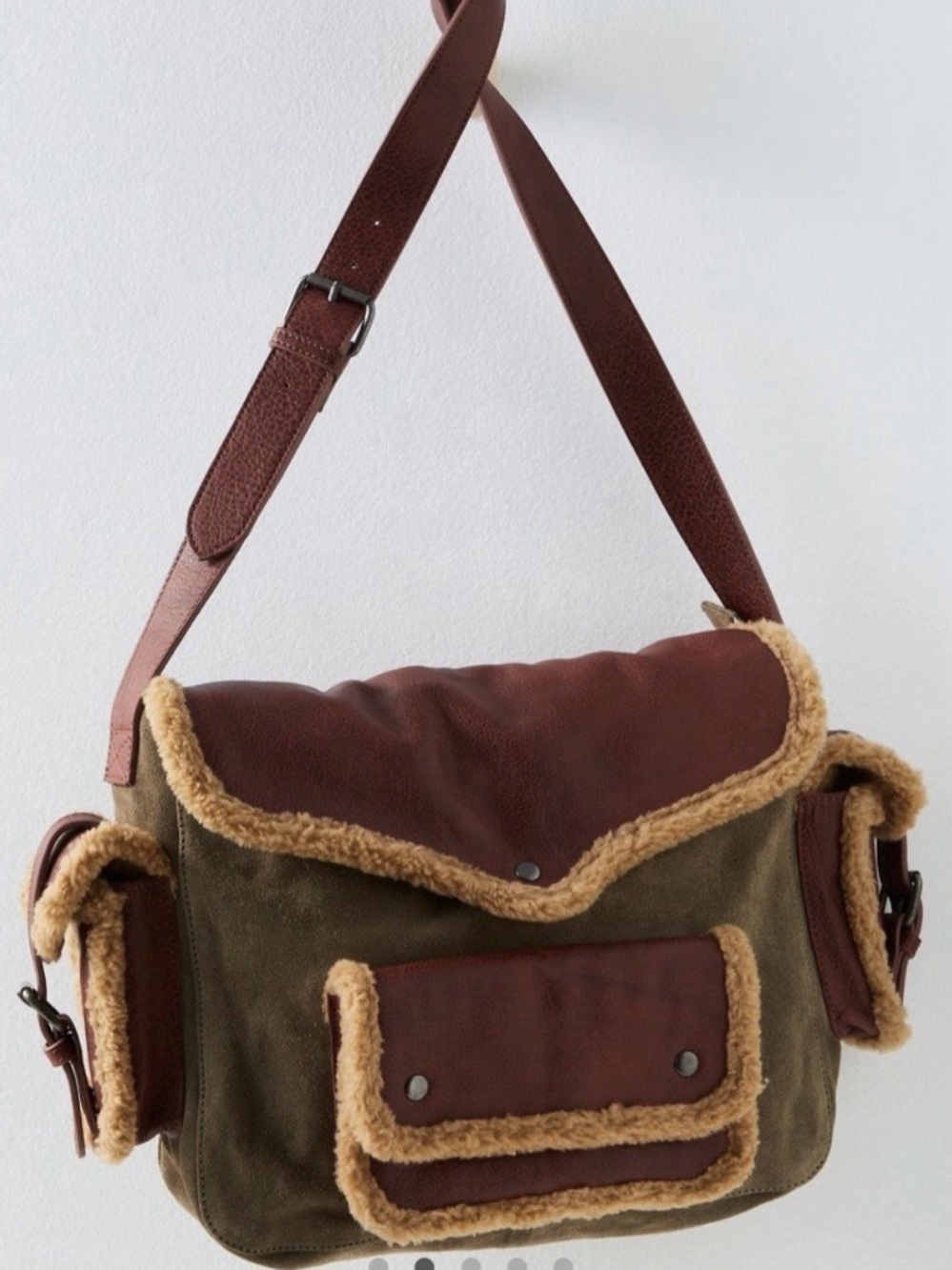 NWOT Free People Durango Messenger Bag